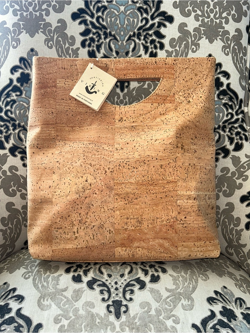 Cork purse handbag tote Bag Made in Portugal Corticeira Viking Boho eco friendly